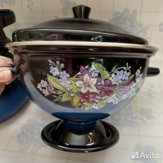 Набор кастрюль ссср(новый) +супница,чайник