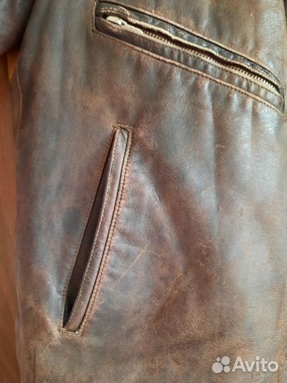 Куртка кожаная летная ввс СССР шевретка