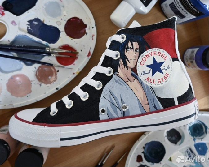 Роспись кед Converse