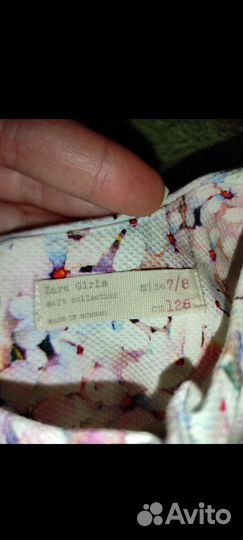 Платье для девочки zara 128