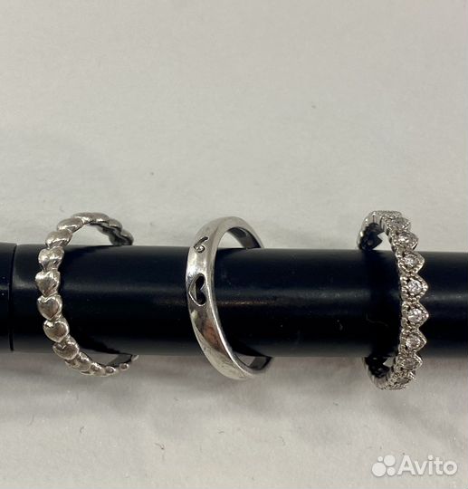 Кольцо серьги серебро