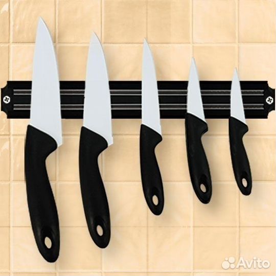 Магнитный держатель для кухонных ножей 33см