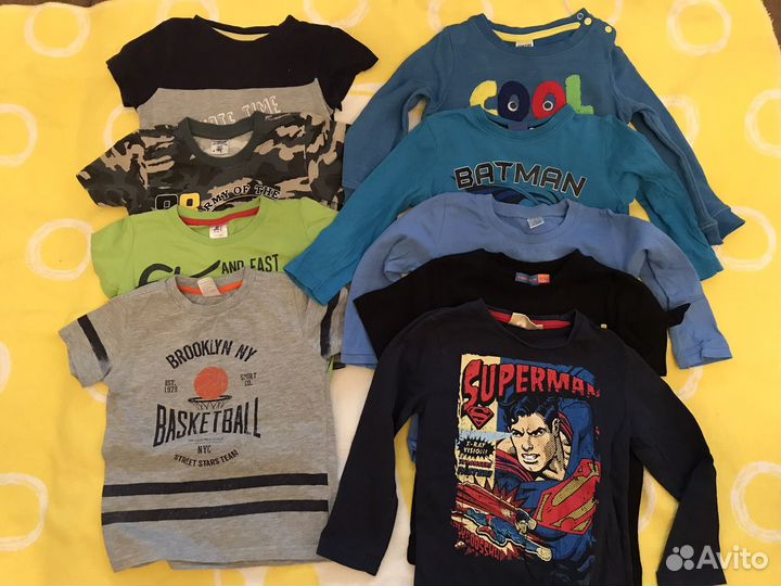 Детские вещи пакетом для мальчика 92 98