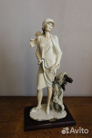 Джузеппе Армани Тереза с афганской борзой Флоренс