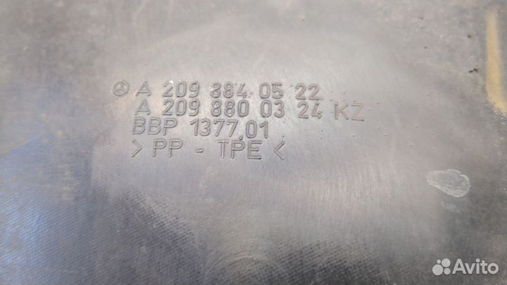 Защита арок (подкрылок) левая передняя Mercedes CLK W209, 2003