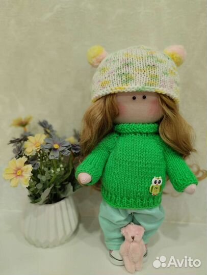 Интерьерная кукла ручной работы