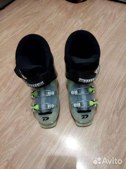 Горные лыжи детские 130 и ботинки