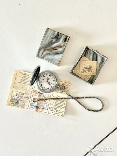 Карманные часы Молния СССР