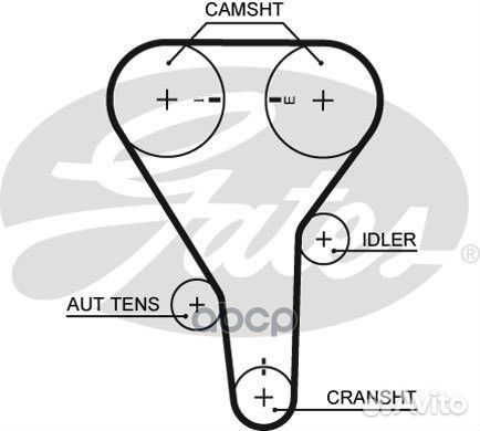 Ремень грм mazda 1.8-1.9 92-00 (133X25.4) 5356X