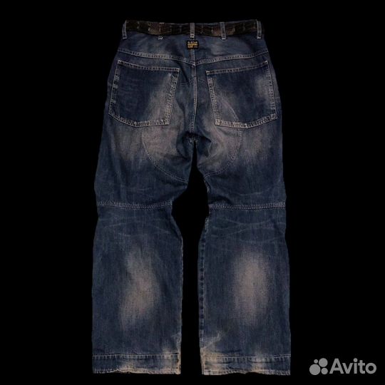 Джинсы g star широкие