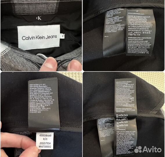 Рубашка куртка Calvin Klein Jeans новая оверсайз