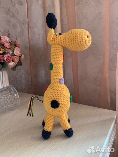 Жирафик желтый высота 31см, ширина 8 см