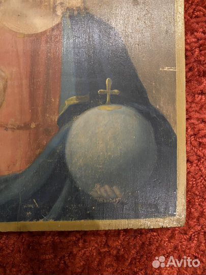 Икона старинная, киот