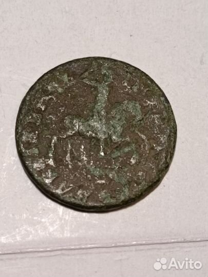 Медные монеты Российской империи 1707 - 1721 г.г