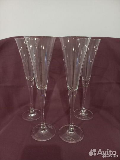 Бокалы фужеры стеклянные 4 шт
