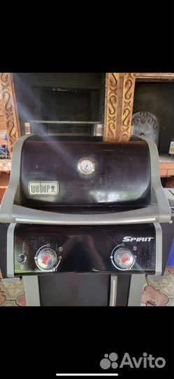 Газовый гриль weber spirit бу