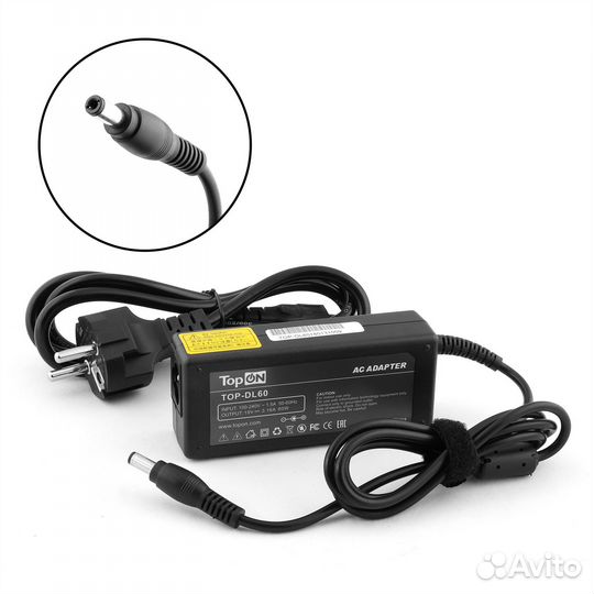 Блок питания Dell 19V 3.16A (5.5x2.5) 60W PA-16 TO