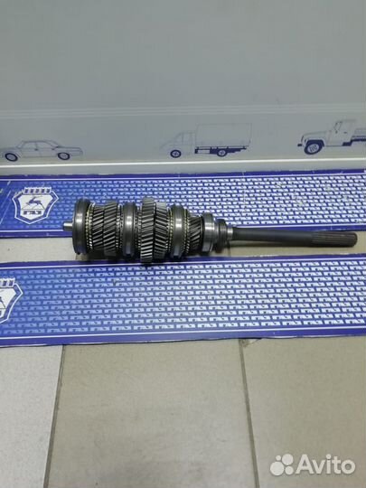 Вал вторичный (5-ти ступ кпп) в сборе газ 3302