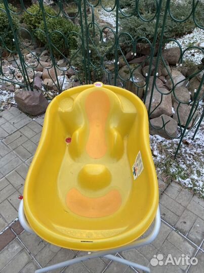 Ванночка для купания с подставкой ок baby