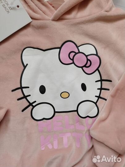 H&M Костюм велюровый для девочки Hello Kitty