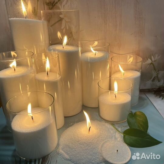 Воск для насыпных свечей