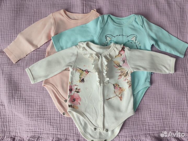 Боди для девочки 56 62 пакетом