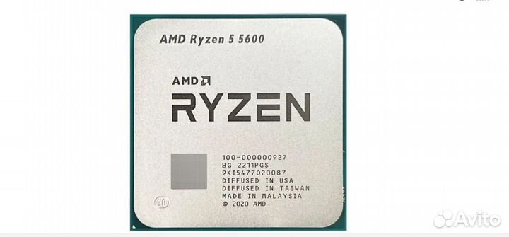 Процессор amd ryzen 5 5600 oem нов,гар