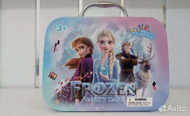 Чемодан с косметикой Холодное Сердце и Единорог