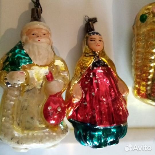 Елочные игрушки Винтаж. СССР 50-60-70е гг
