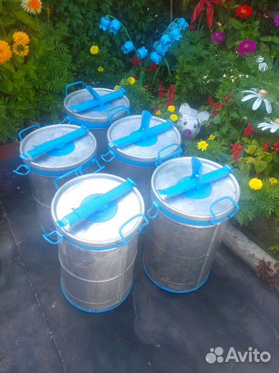 Фляга бак для мёда аллюминивая