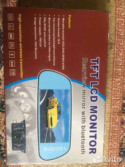 Зеркало заднего вида с камерой, новое