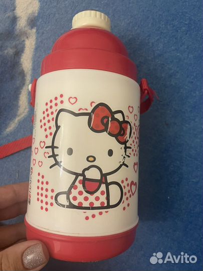 Детский термос с трубочкой