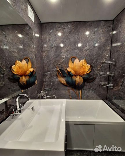 Ремонт Ванной Комнаты. Панелями пвх