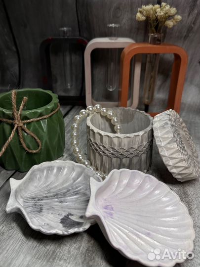 Изделия из гипса, свечи