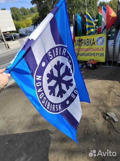 Флаг хк Сибирь