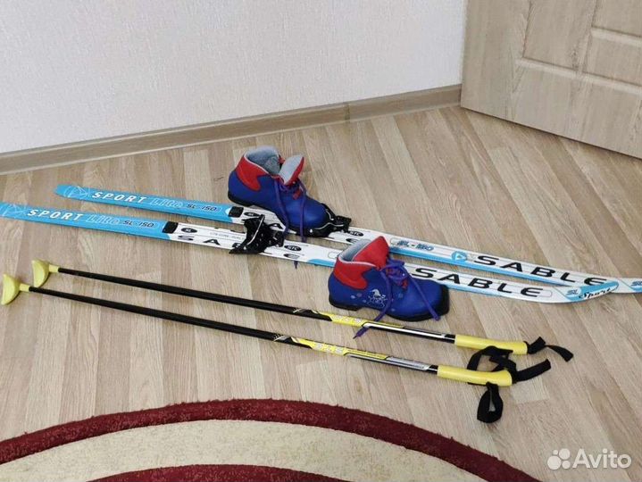 Лыжи детские с ботинками