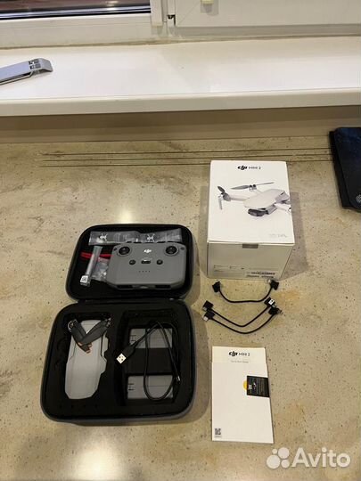 Квадрокоптер почти новый dji mini 2