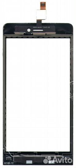 Сенсорное стекло (тачскрин) для Explay Indigo, чер