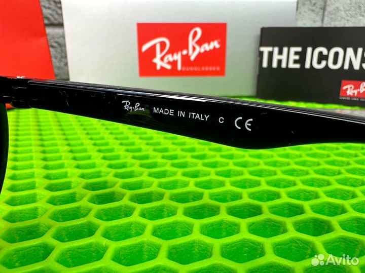 Очки ray ban ferrari градиент premium