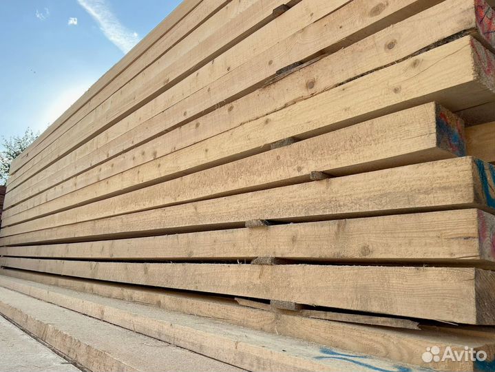 Брус обрезной 100х150х6000мм