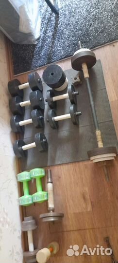 Штанга, гантели