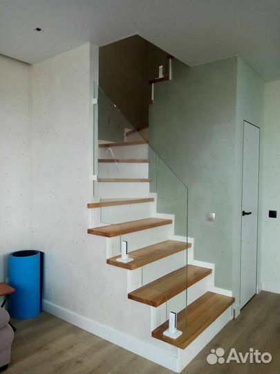 Стеклянные ограждения для балконов Перила для лест