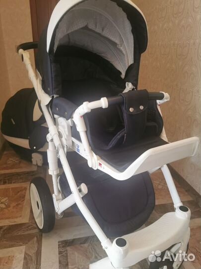 Коляска Adamex Monte carbon (2 в 1)
