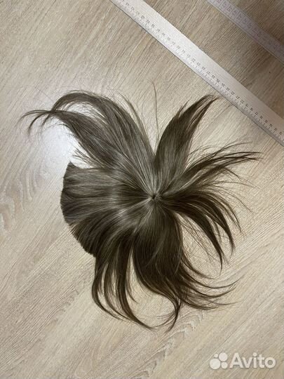 Накладка с челкой, резинка, валик