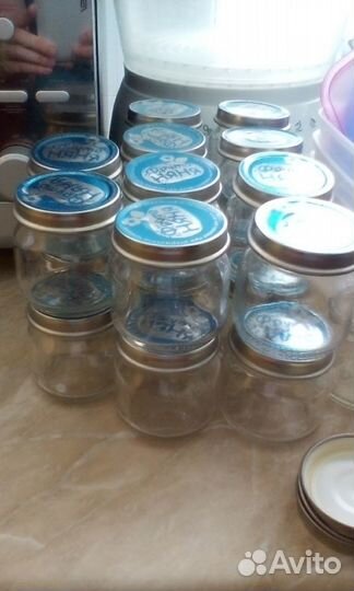 Баночки стеклянные 80г. 30шт