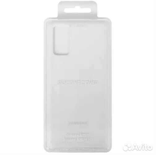 Оригинал Чехол Silicоnе Соver на Samsung S20 White