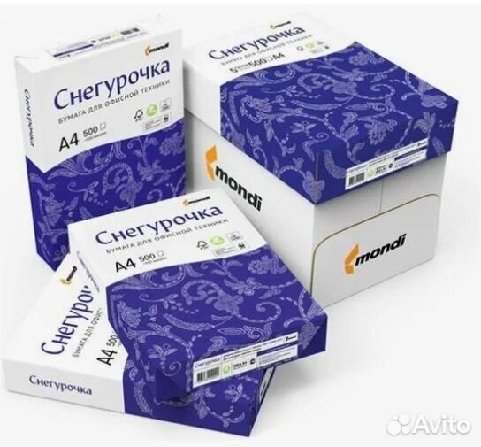 Бумага Снегурочка А4