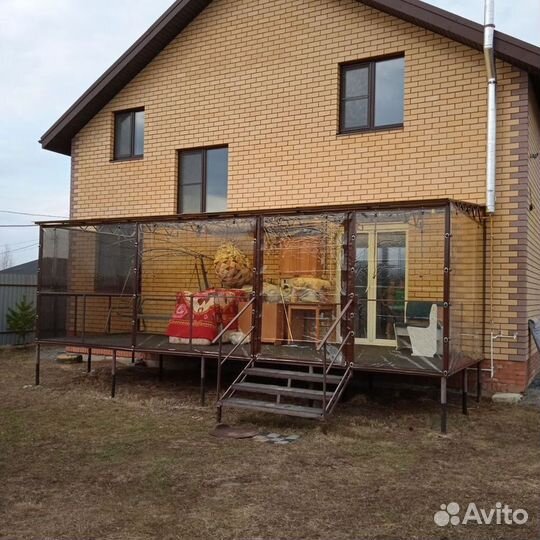 Мягкие окна для террасы