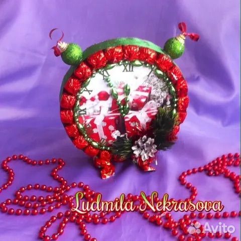 Часики из конфет
