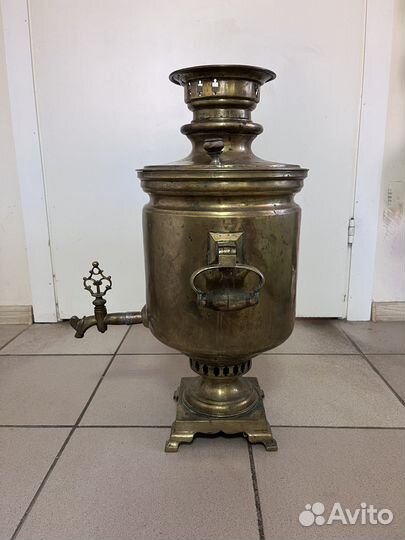 Самовар медалист на углях Василий Баташев Тула